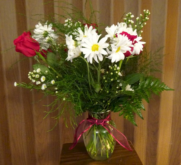 Flowers from Wall Celebration Committee