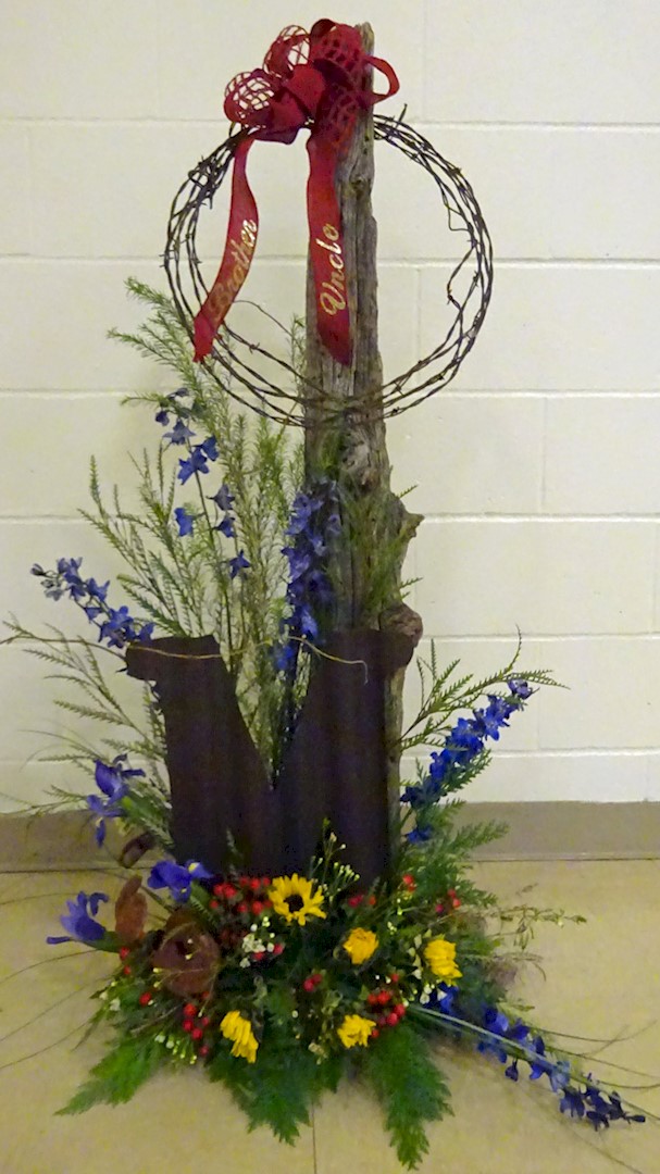 Flowers from "Loving Brother" - "Uncle" - Bobbi, Blu, and Will