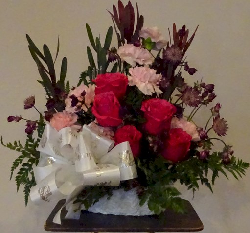 Flowers from Jeff, Carla, Joe, Kristina, Josh & Katie Sackmann