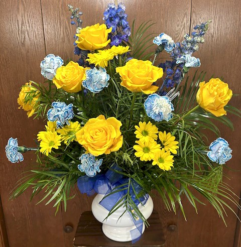 Flowers from Joane, June, and Gene's Families