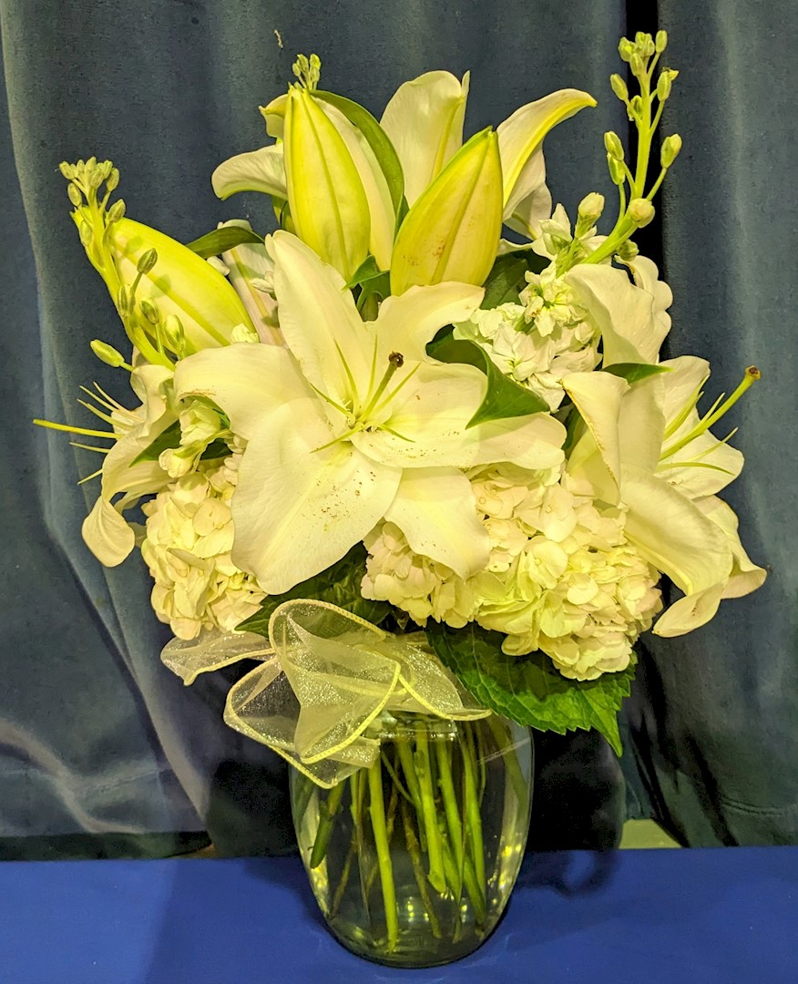 Flowers from Jared, Melissa, Ashlyn, and Kaelyn