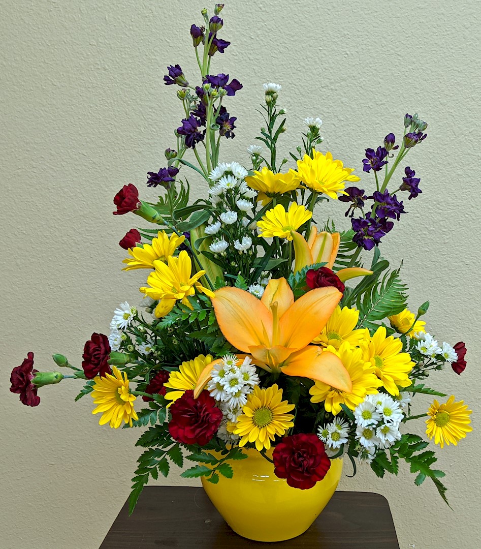 Flowers from Robin and Josef Opitz and Shorty Woitte
