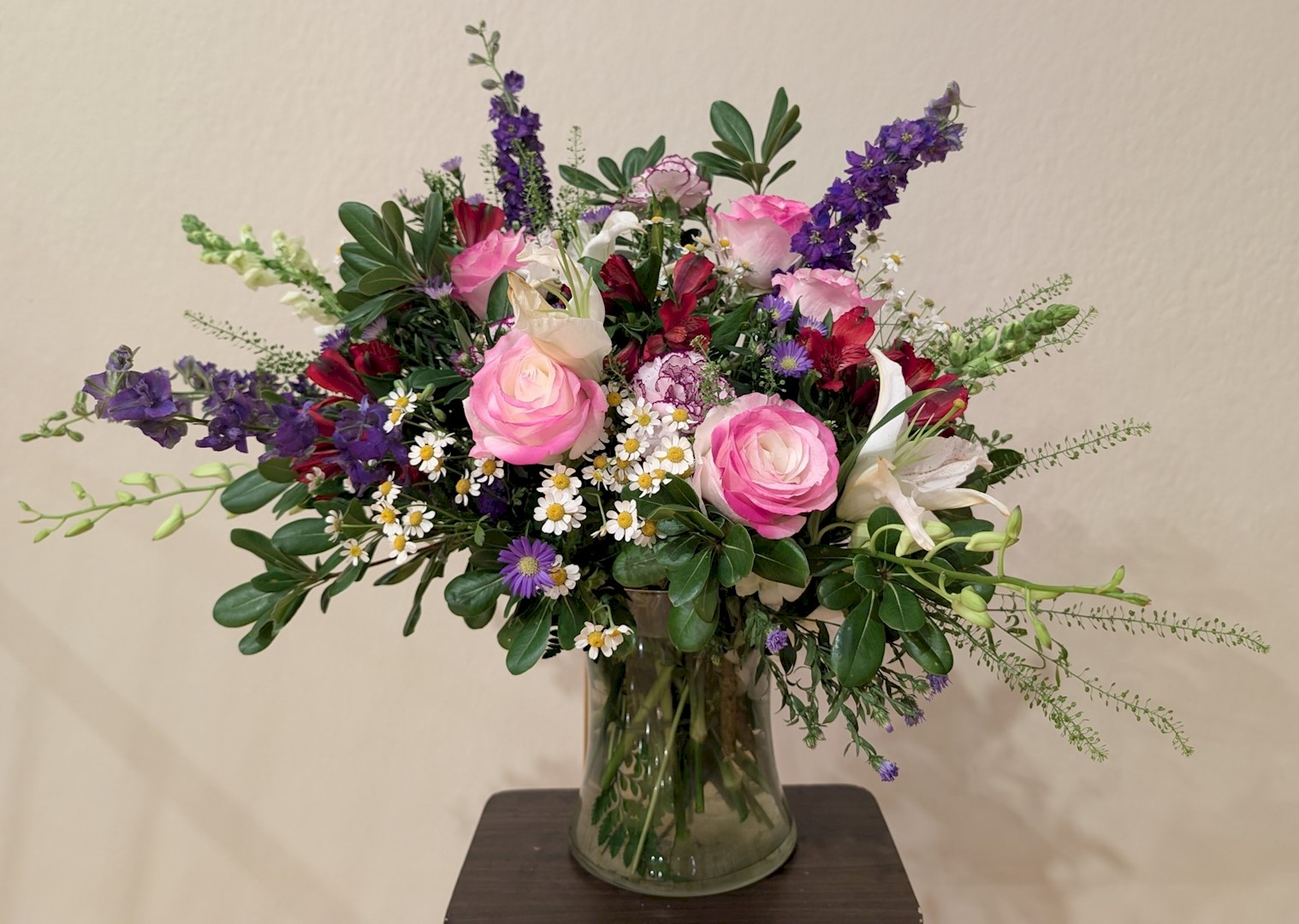 Flowers from Keith and Bunny Berry and Joni, Tricia, and Bobbi, and Families