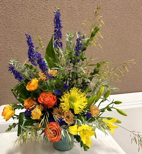 Flowers from Dean, Sandra, Alex, and Matt Iverson