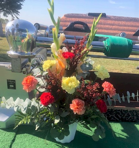 Flowers from Aunt Linda Westover; Michael Joseph Cory Westover and Family, and Chad Westover Family