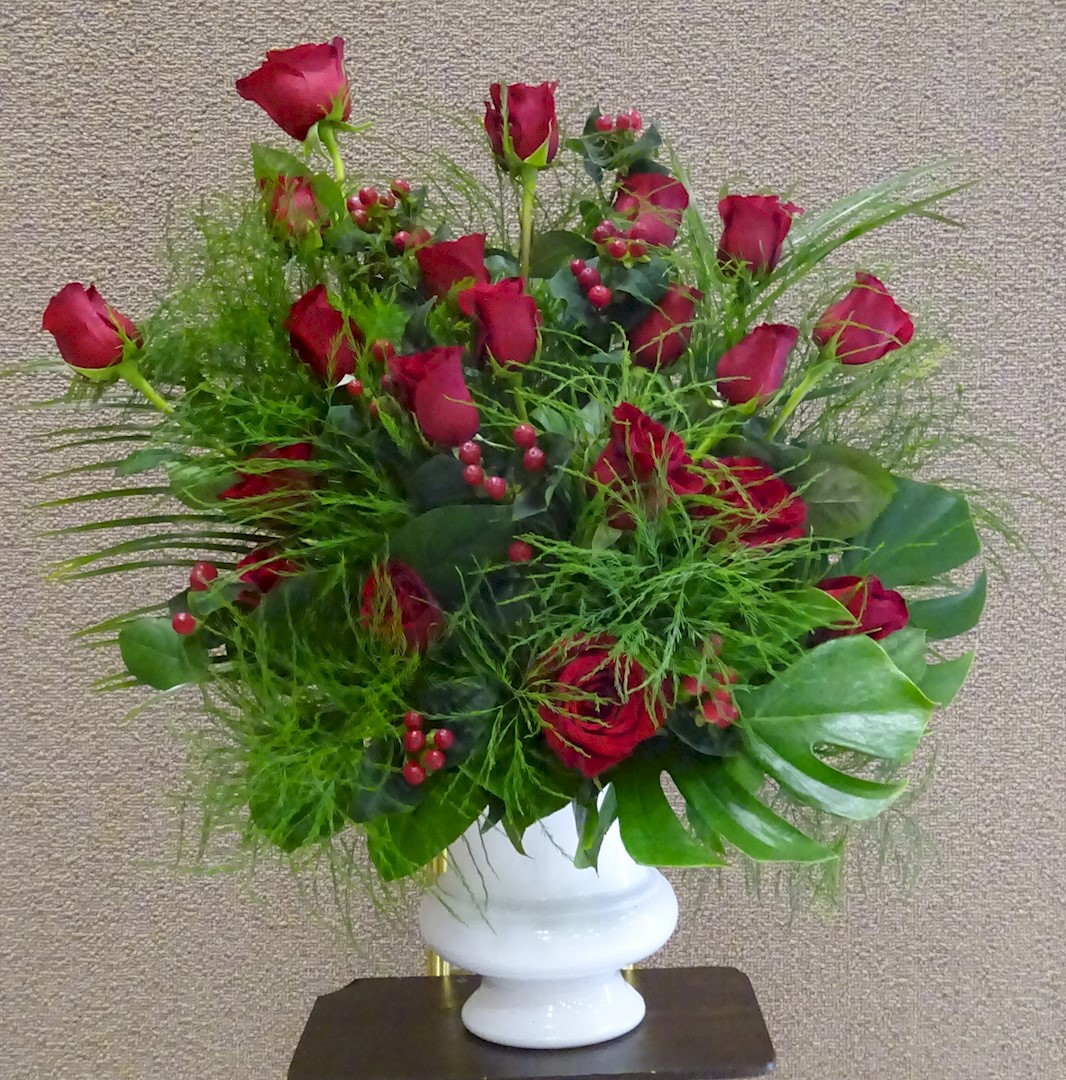 Flowers from Rick, Patt, Sarah, and Marjorie Hustead
