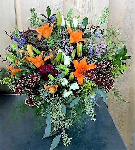 Flowers from Dale Pahlke and Cindy Schaaf