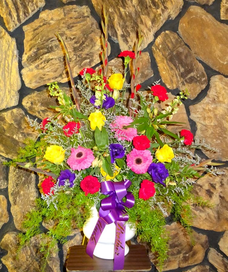 Flowers from Margaret, Rita, Jerri Jo, and Jeff