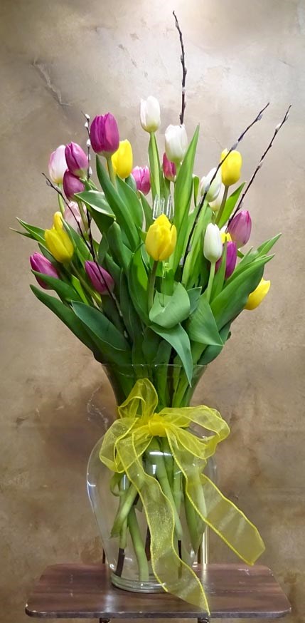 Flowers from John and Nora Blucher