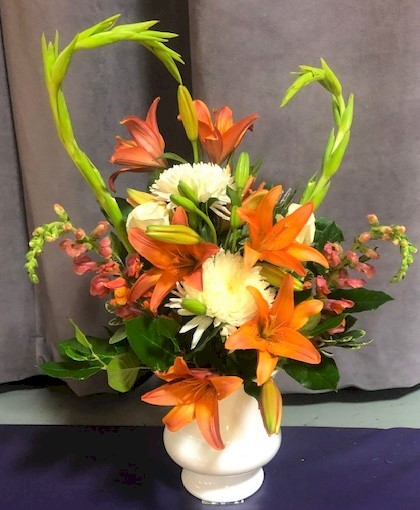 Flowers from Joni Thomsen; Tara and Kristen; Seth, Sherill, and Kids; and Nicole and Preston