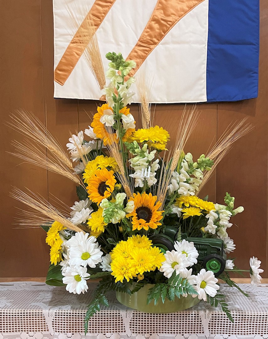 Flowers from Travis and Jessie Sharp and Adyson, Khloey, Tyton, and Londyn