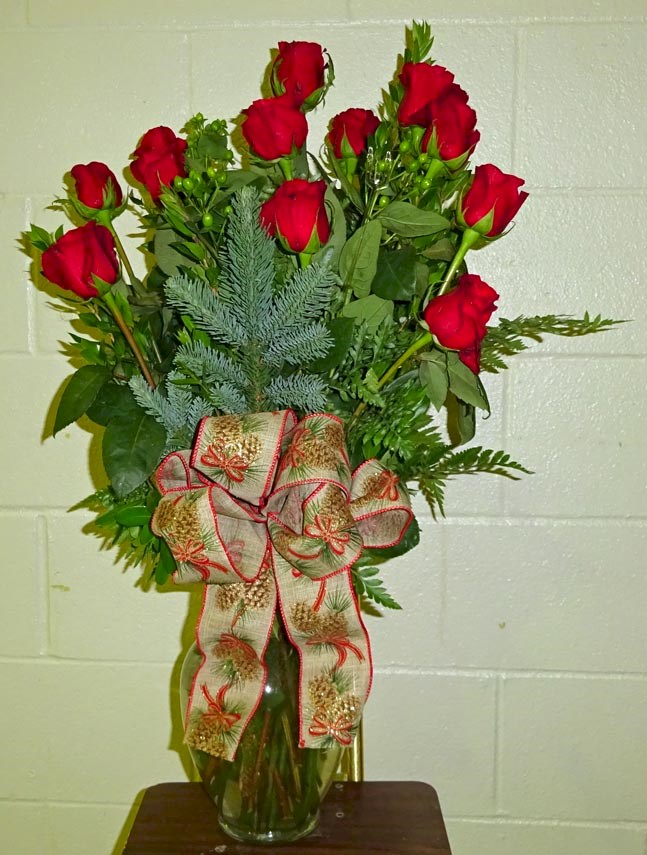 Flowers from Roger, Gayla, and Tayton