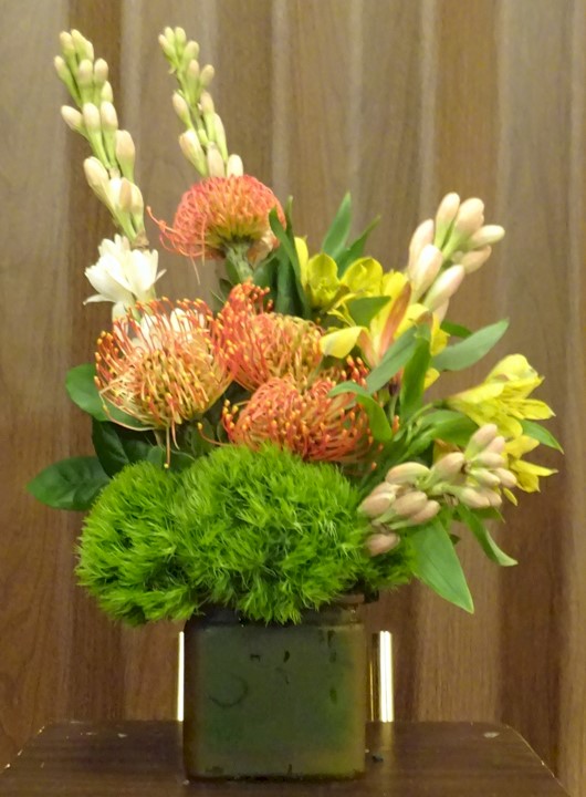 Flowers from Dan and Cindy Hauk and Peggy Hauk