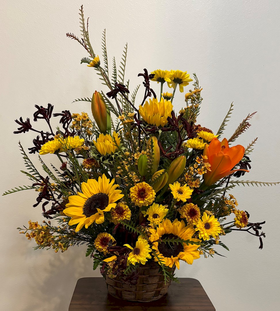 Flowers from Alton Brown and Regina