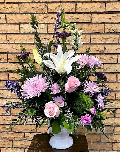 Flowers from Wayne, Zana, and Family and Tom and Julie Lambourn and Family