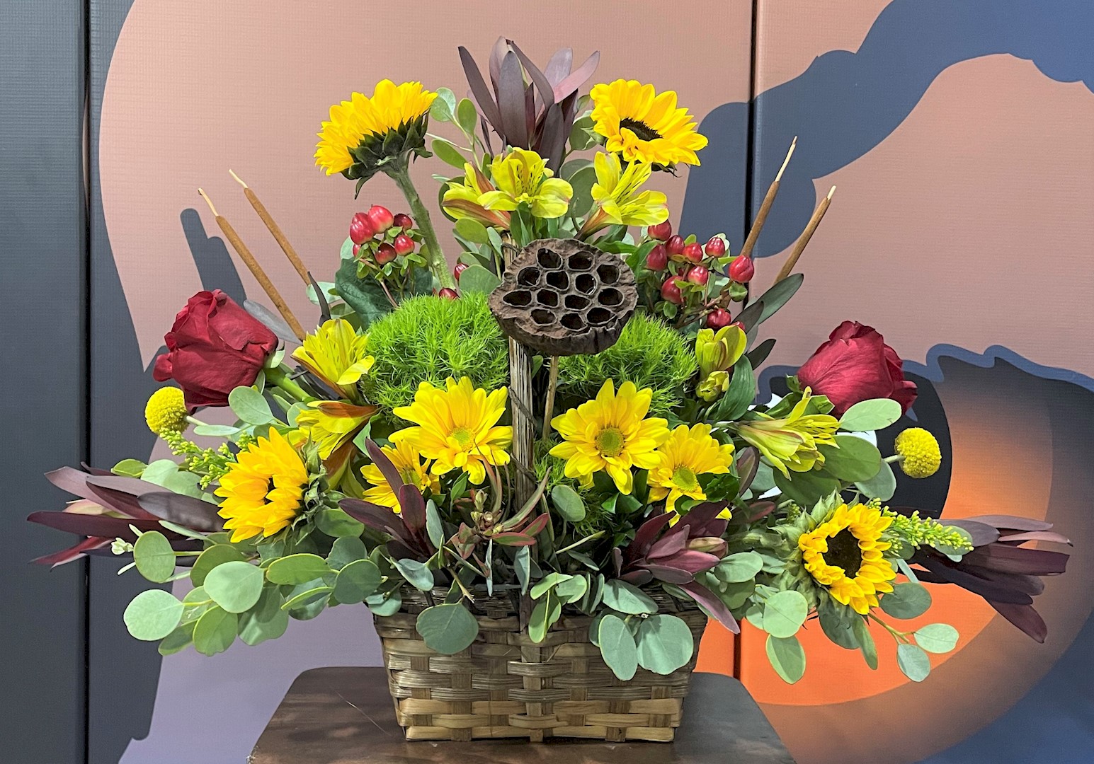 Flowers from Mitchell Tech Buddies - Dauson Elliott, Caden Isley, Dakota Schaetz, and Brayden Barker