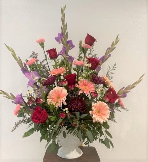 Flowers from Jean (O'Connor), Joe, Laura, and Cate Durbin