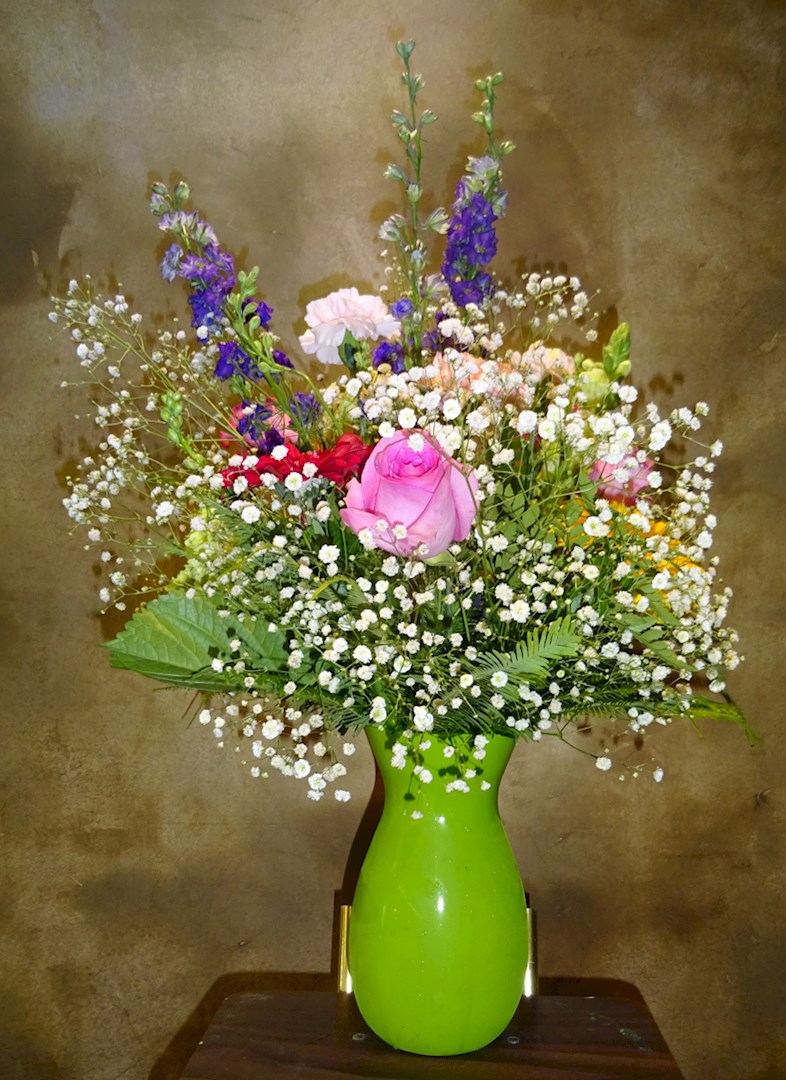 Flowers from Christine, JJ Walker, Gigi, and Ramy