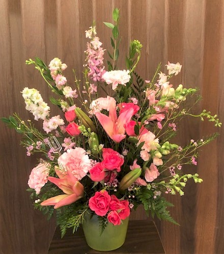 Flowers from Connie and Family; Linda and Family; and Anita and Family