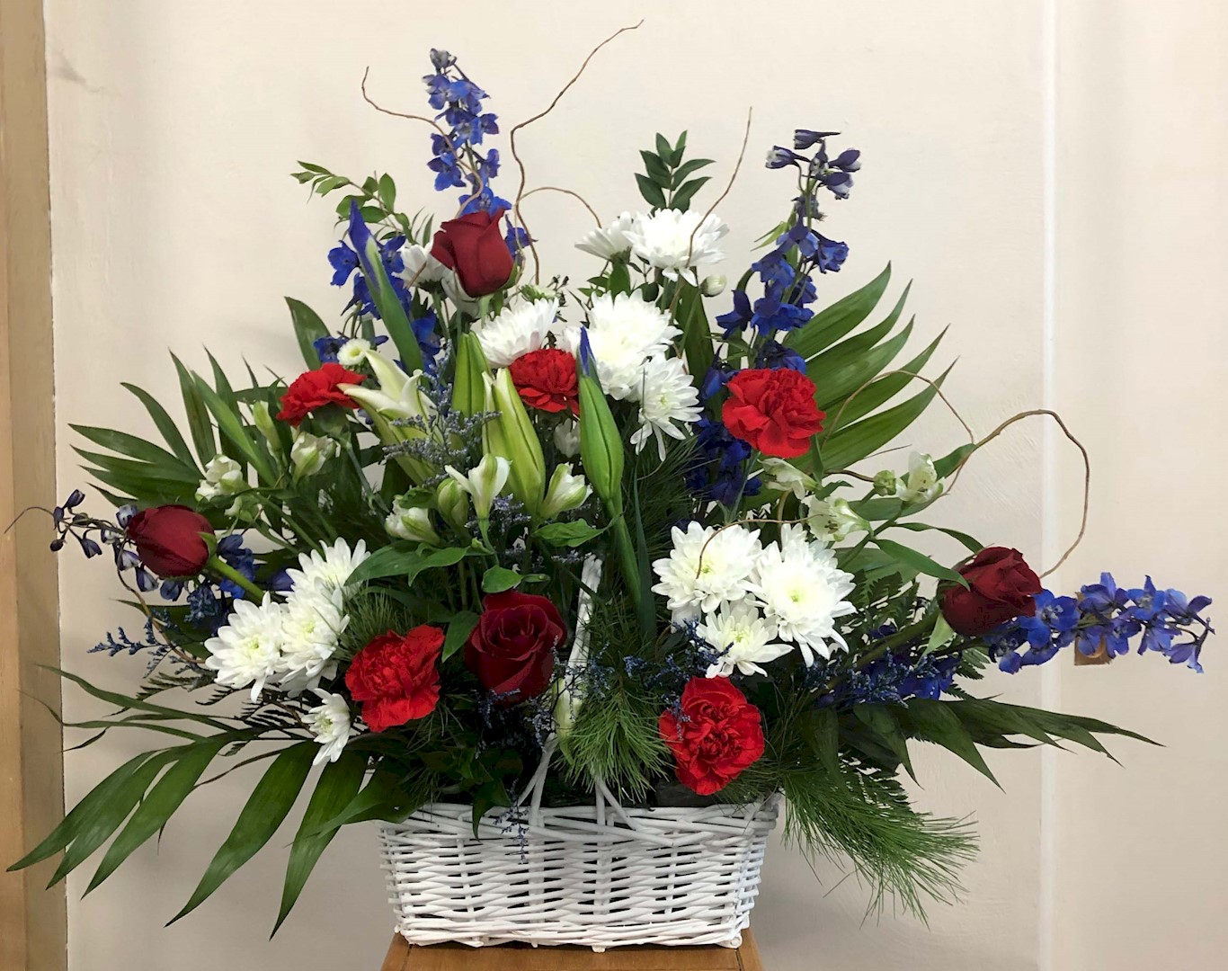 Flowers from Friends and classmates from the Class of '66