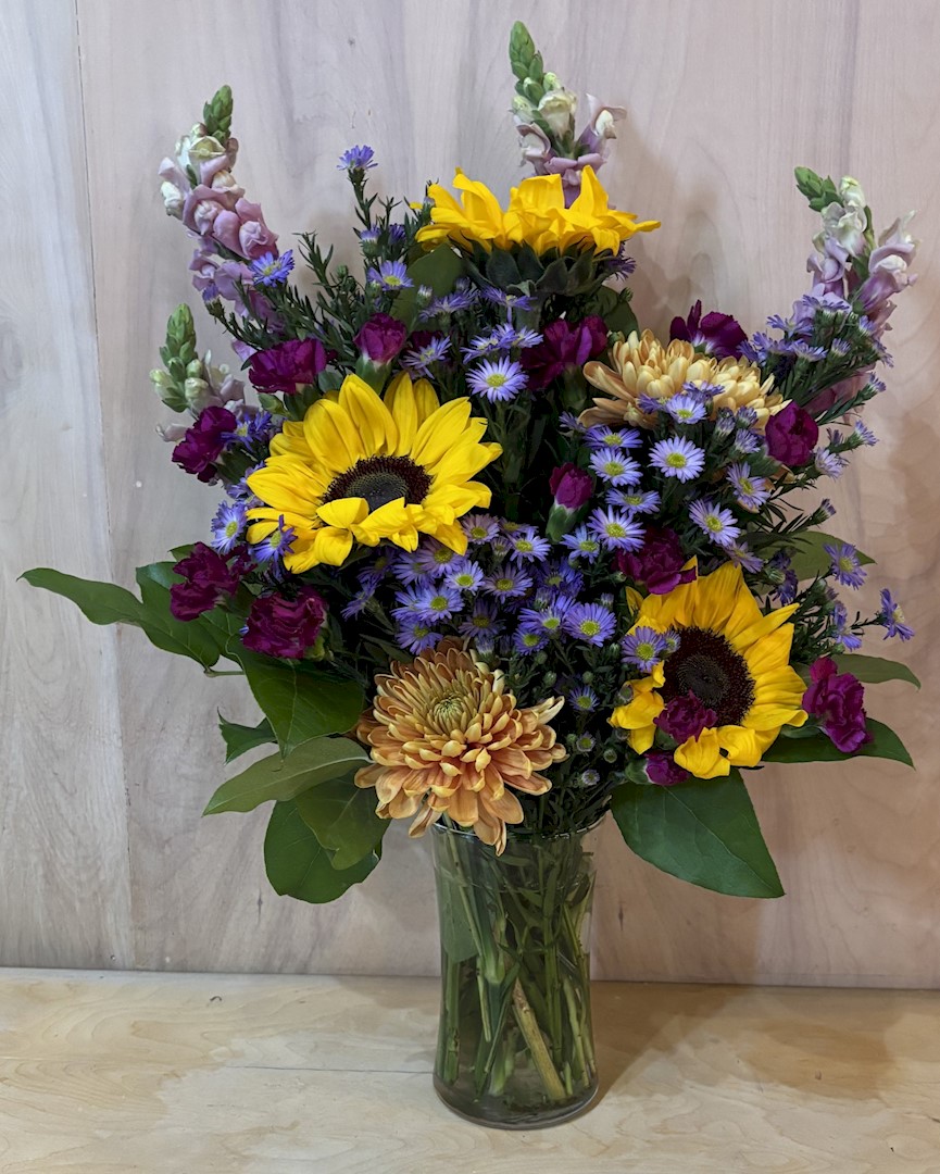Flowers from Brett and Susan; Tory and Leanna; Forrest and Londa; and Families
