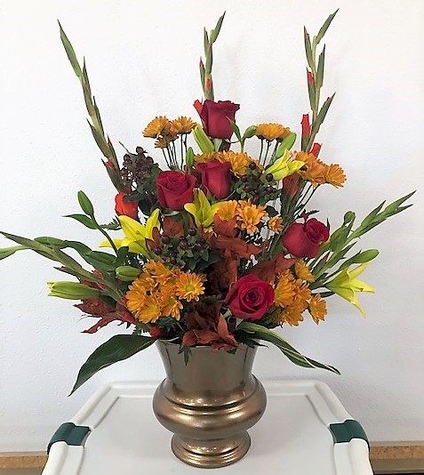 Flowers from Ken and Connie Niedan; Karen and Orlen Palm; Karla and Darrel Streeks; and Linda Howard