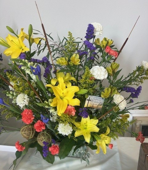 Flowers from Vern Denke and Brittany