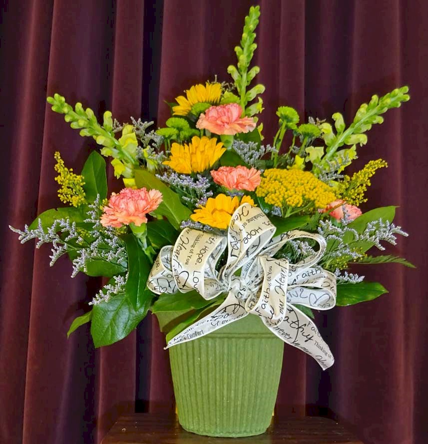 Flowers from Fromm's Hardware and Plumbing