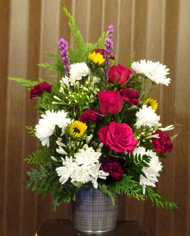 Flowers from Peggy Hauk and families