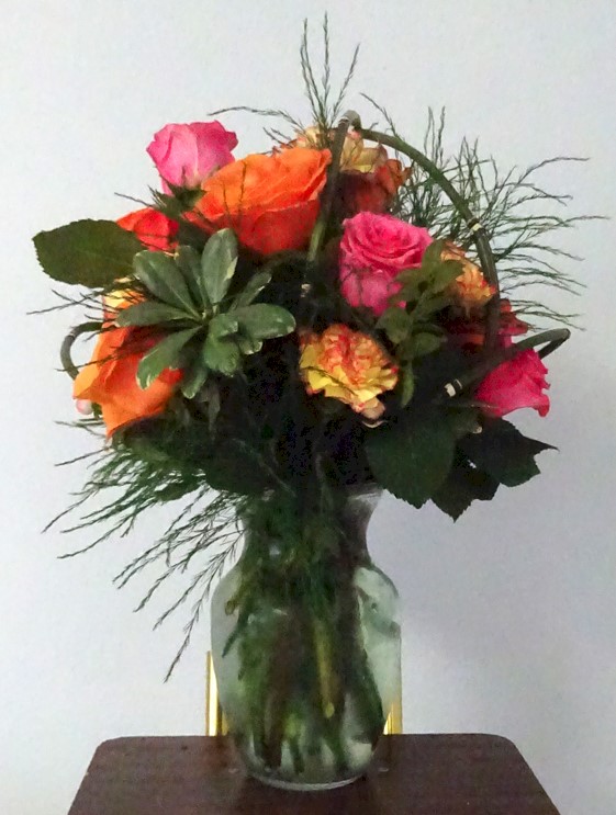 Flowers from Beverly and Brian McKay in Alaska and Barbara Felt and Sam Kelly in Michigan
