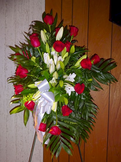 Flowers from Grandkids and Great-Grandkids