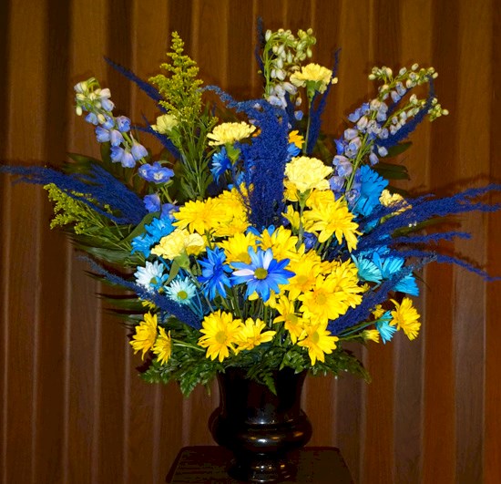 Flowers from Rob & Angie Oliver and the Augustana Community