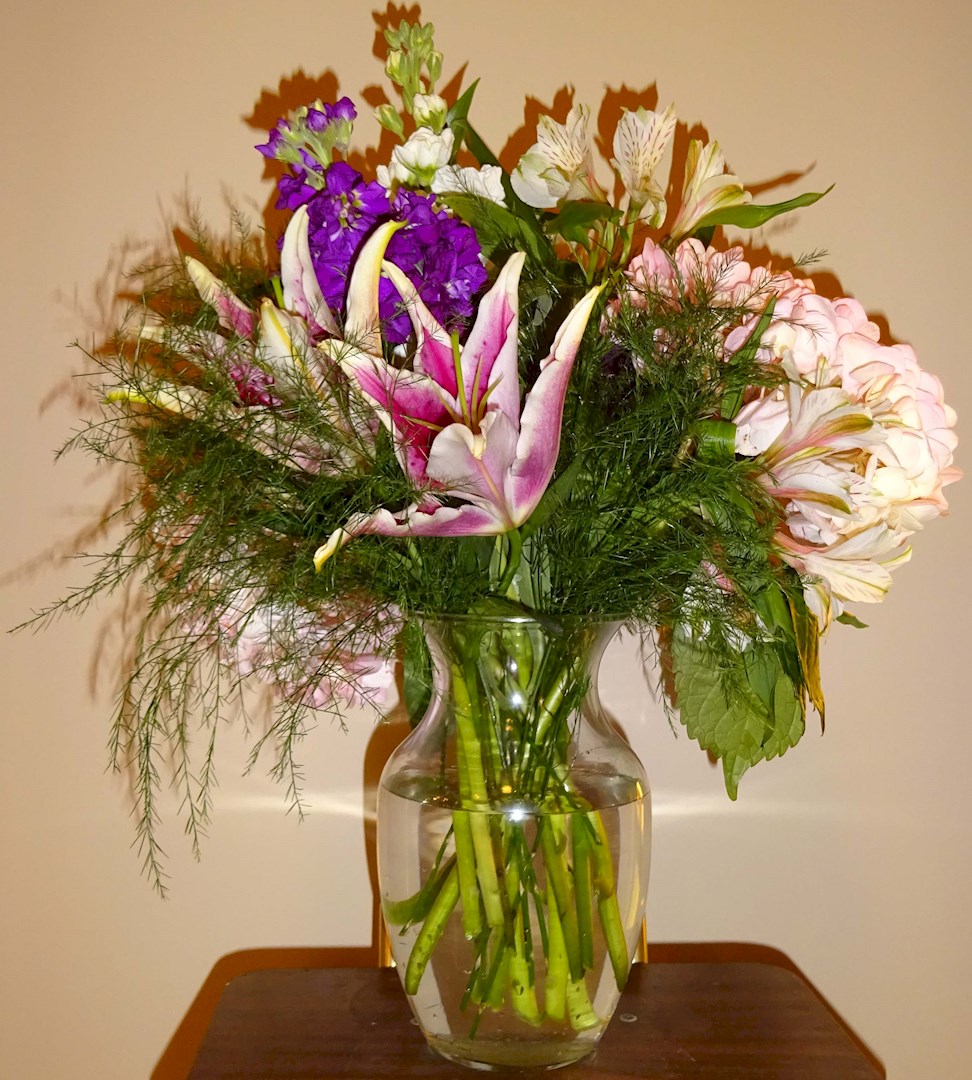 Flowers from South Dakota Commission of Gaming,
Executive Secretary-Larry Eliason and Pierre Offices,
Deputy Executive Secretary-Craig Sparrow
and the Deadwood Offices