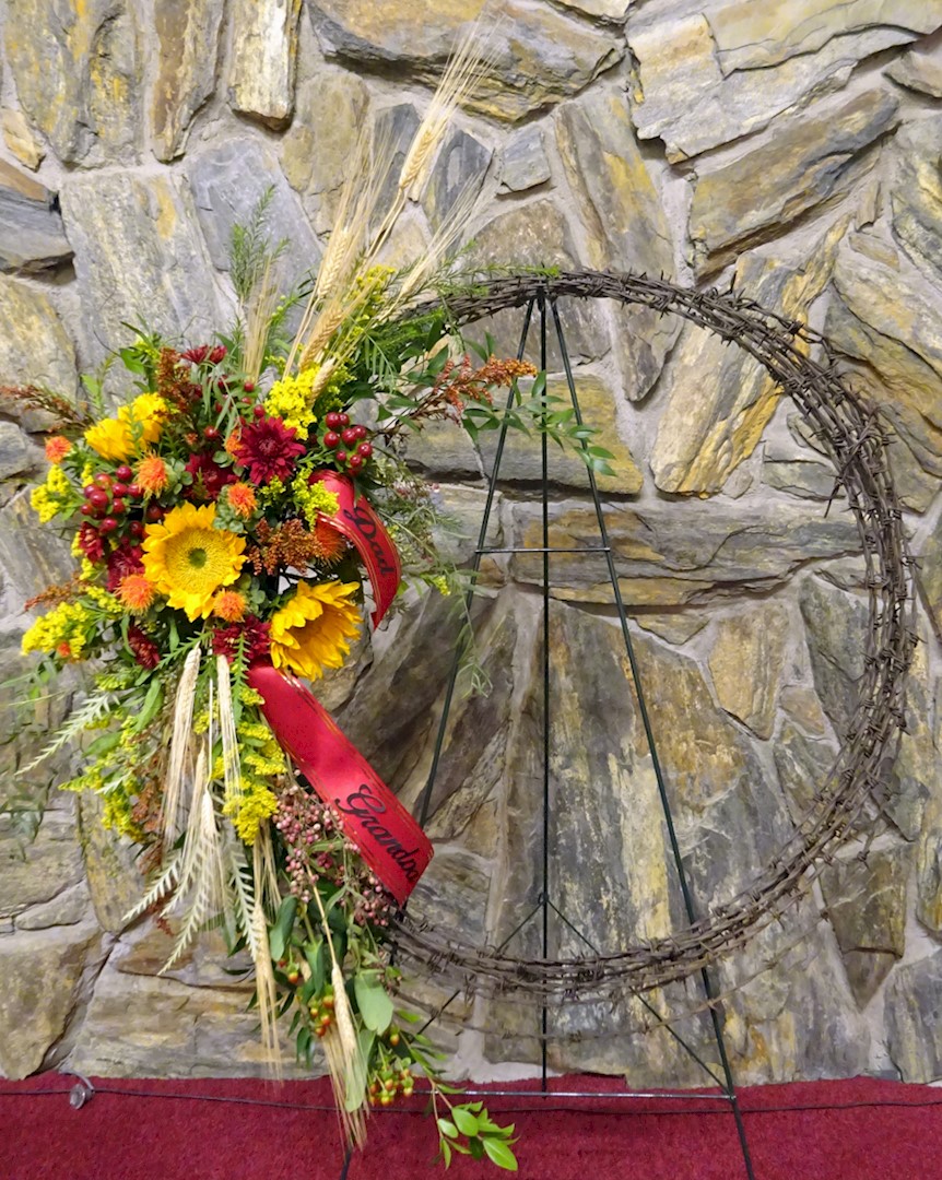 Flowers from Family - "Dad" "Grandpa"