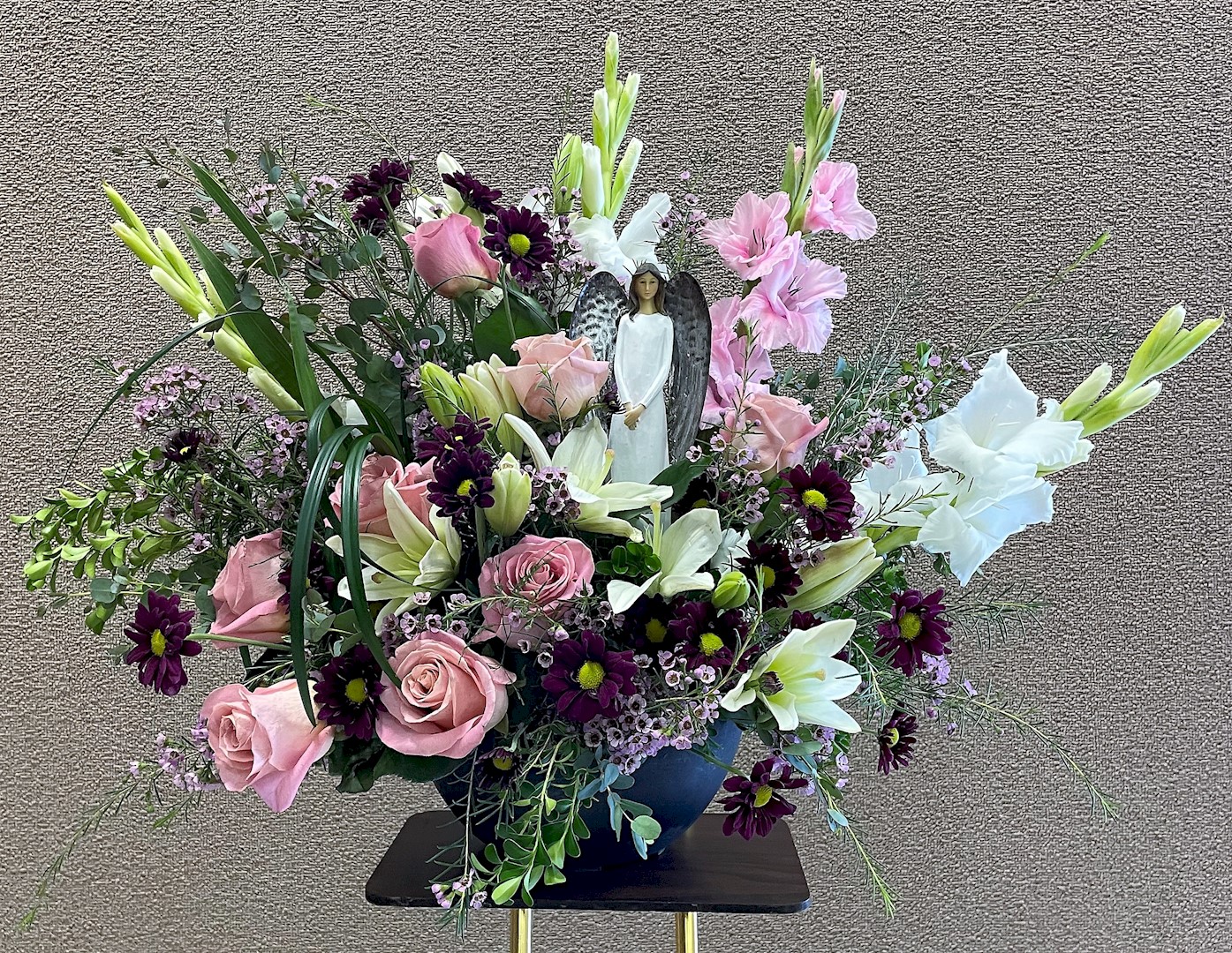 Flowers from Rick, Patt, and Sarah Hustead and the Wall Drug staff