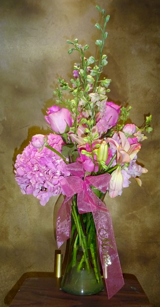 Flowers from "Mom"