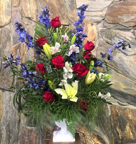 Flowers from Pam's Purple Door Gang