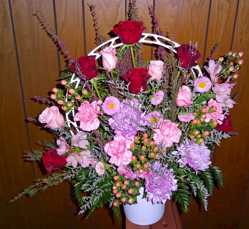 Flowers from Coffee Cup Fuel Stop, Vivian