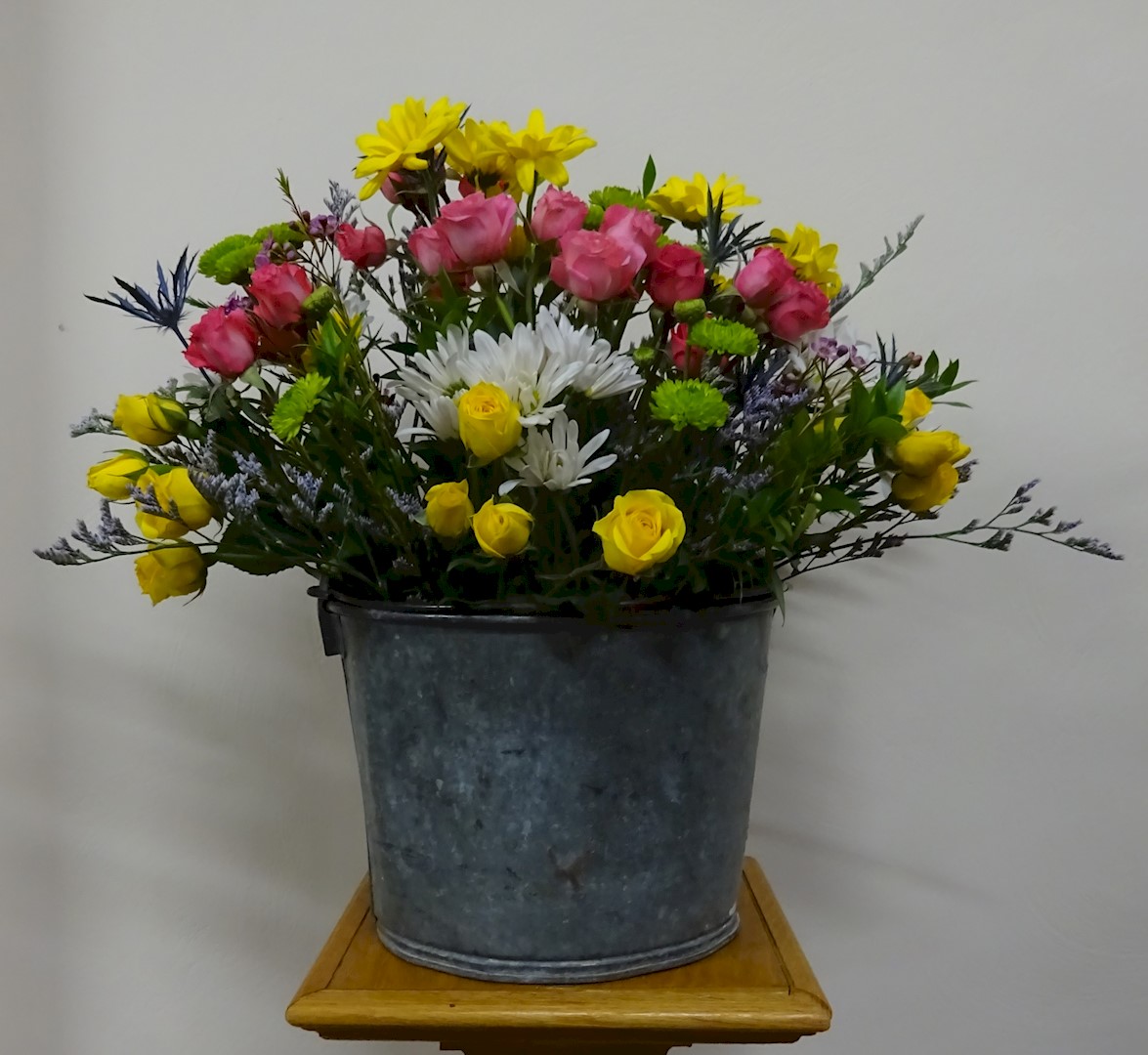 Flowers from Kenny, Lyndy, and Nancy's families - the Irelands and Stephensons