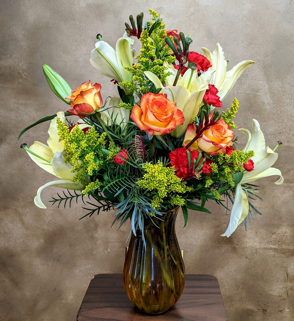 Flowers from Terry and Angie Nelsen and Tory and Cassie Nelsen