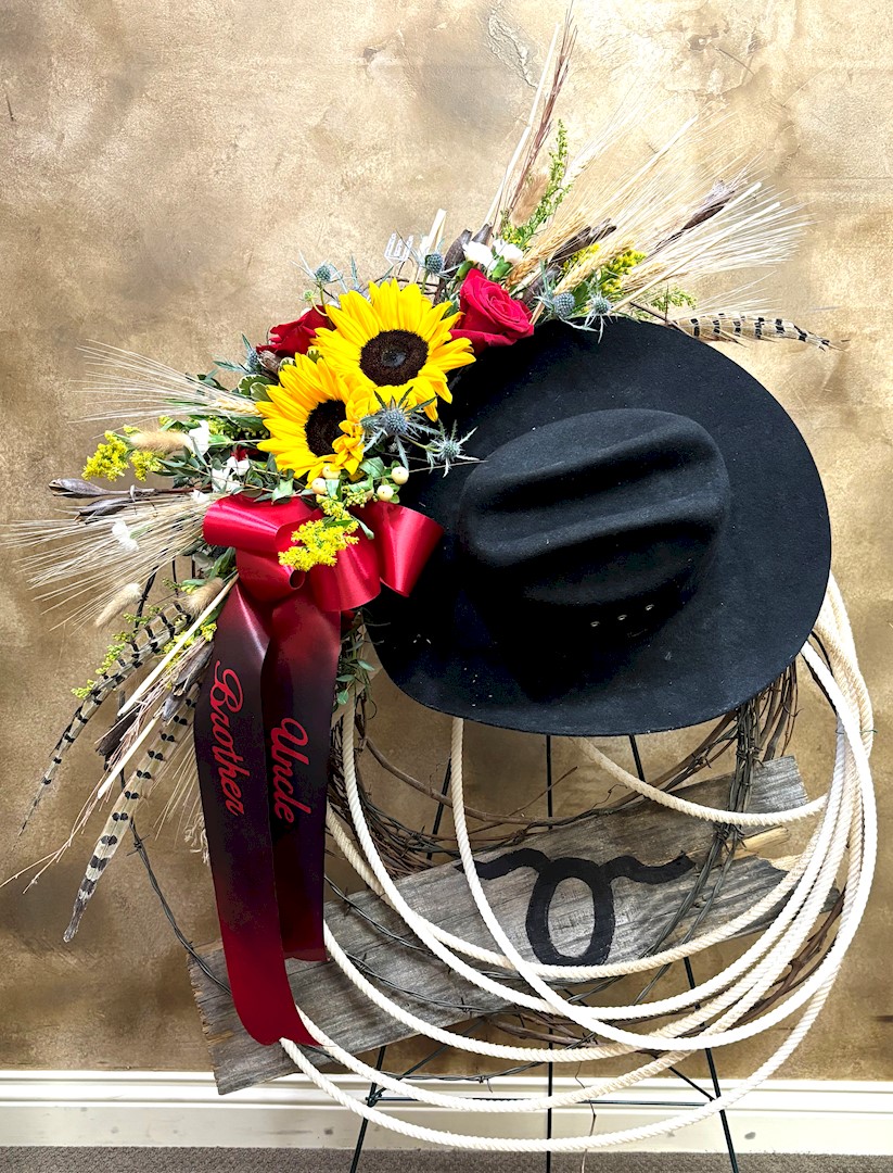 Flowers from "Brother" "Uncle" - Paula and Family and Chuckie and Family