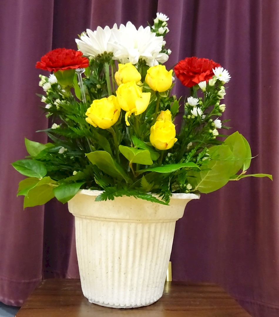 Flowers from Vince, Kevon, Kayla, Emily, Ryan, and Tina