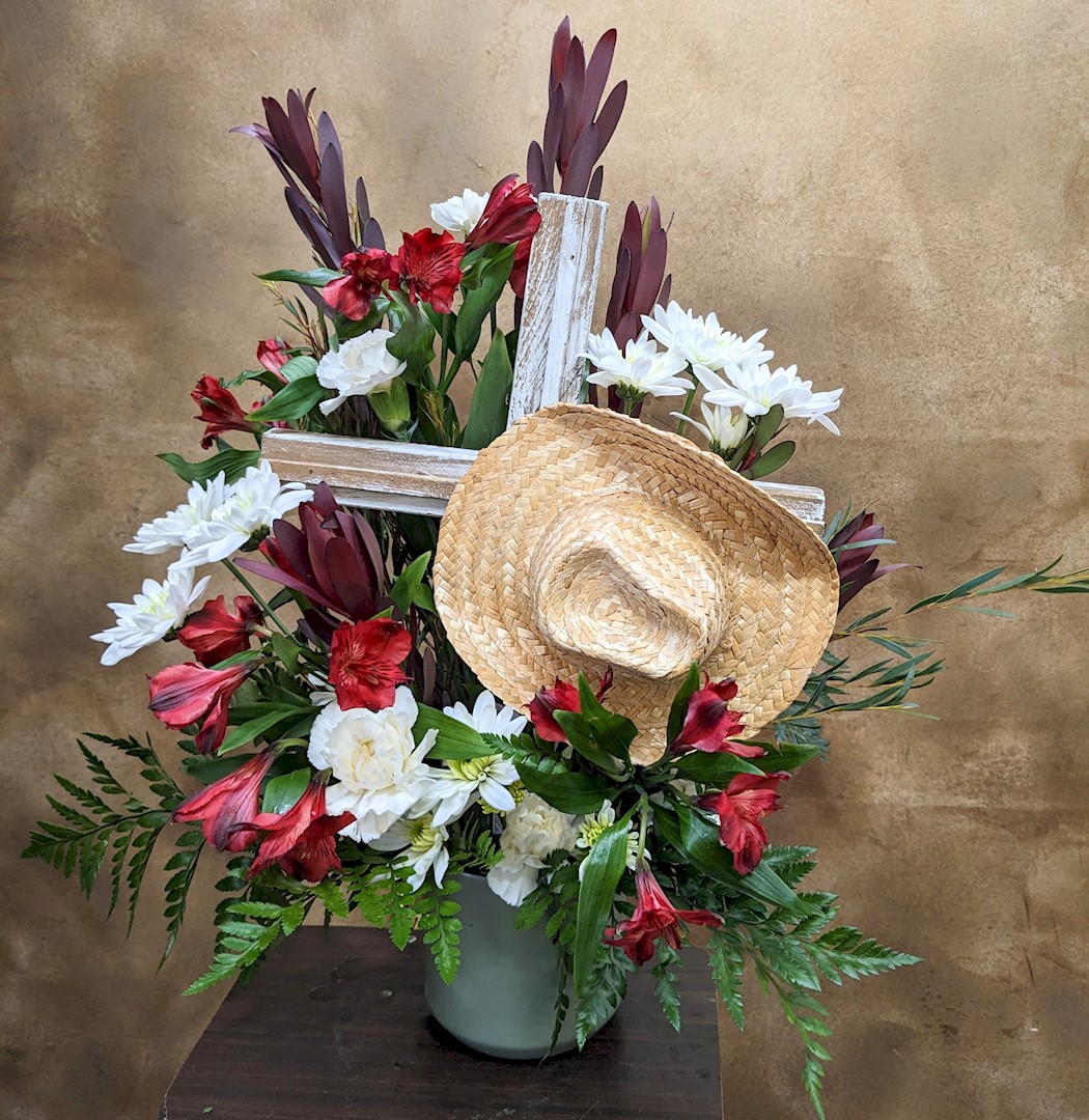 Flowers from DuWayne Sinkey and Barb Stoeser