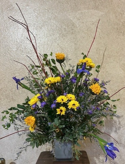 Flowers from Cheryl Renner and Lindsey Hildebrand