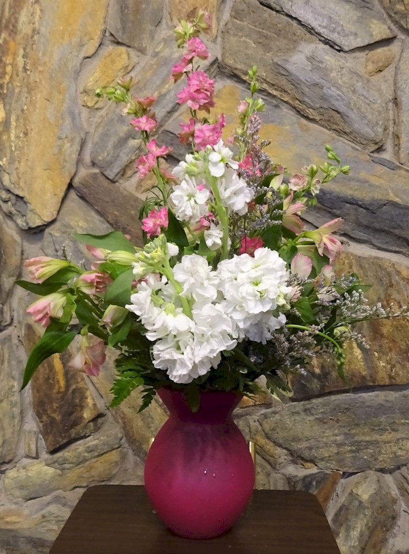 Flowers from Stephanie and Winnie