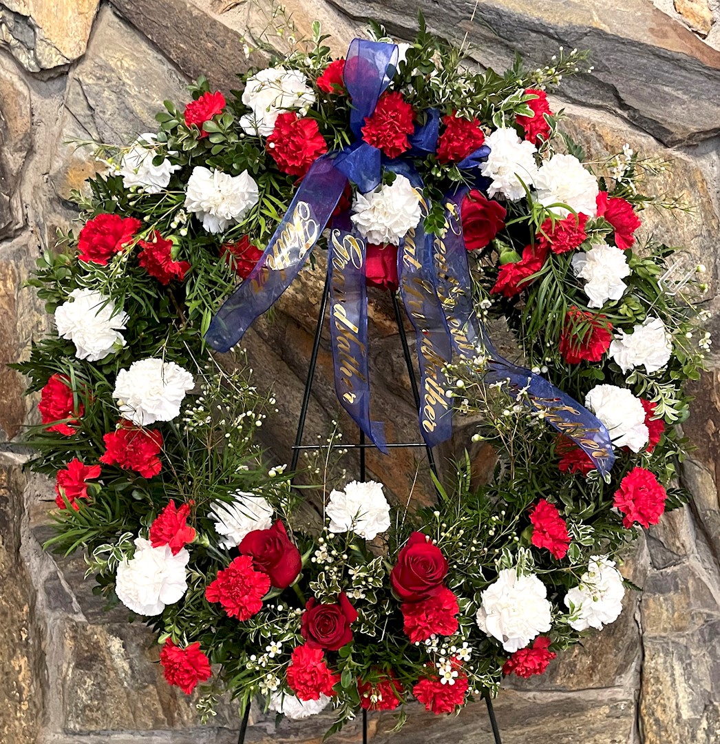 Flowers from Family - "Father" "Grandfather" "Great-Grandfather" "Great-Great-Grandfather"