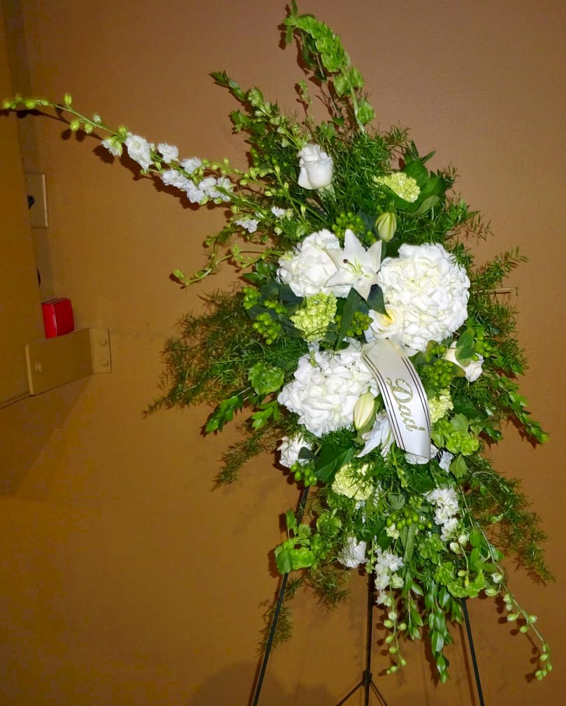 Flowers from "Dad"