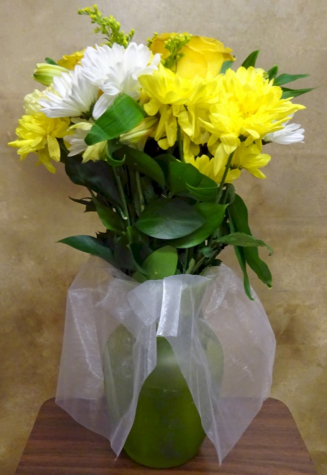 Flowers from Karen Connelly and Kathy and Paul Hubbard