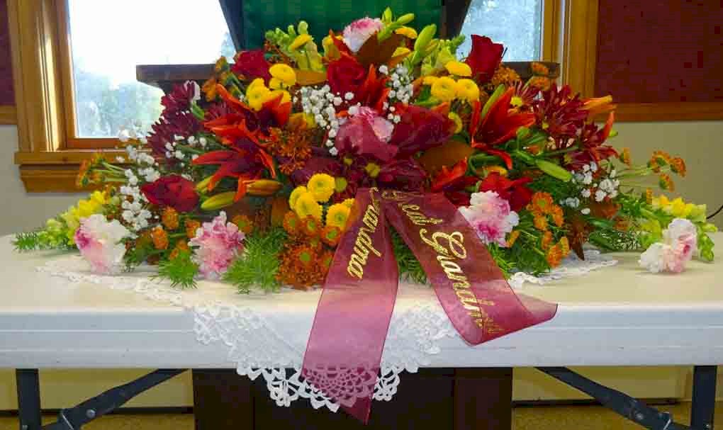 Flowers from "Grandma"  "Great-Grandma"