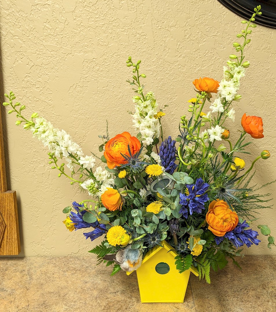 Flowers from Super 8 Motel